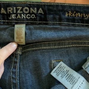 Arizona Jean Company Skinny Dark Wash Jeans Size 19
